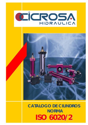 VÉRIN HYDRAULIQUE ISO 6020/2