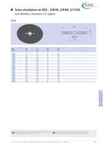 Scie circulaires/ couteaux circulaires fraises 3 tailles - 37