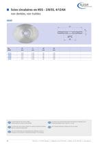 Scie circulaires/ couteaux circulaires fraises 3 tailles - 42