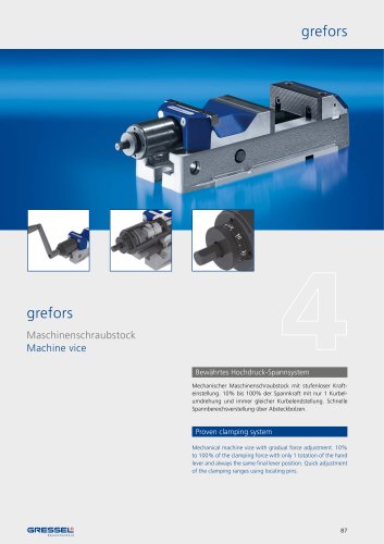 grefors, Machine vice