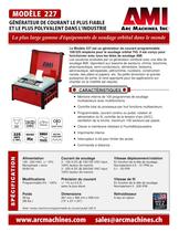 Modèle 227 - GÉNÉRATEUR DE COURANT LE PLUS FIABLE ET LE PLUS POLYVALENT DANS L?INDUSTRIE - 1