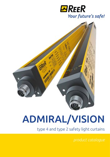 ADMIRAL - VISION Type4 - Type2 Sfaety Light Curtains