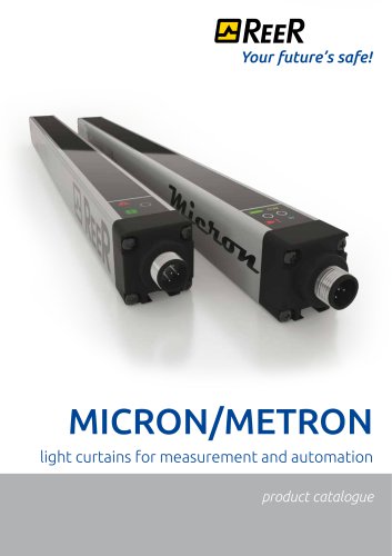 MICRON - METRON Light curtains for measurement and automation