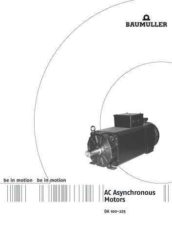 Three phase asynchronous motors DA 100-225