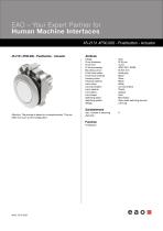 45-2131.4F90.000 - Pushbutton - Actuator