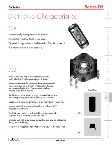 Tilt Sensors