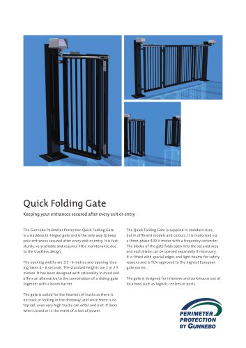 Quick Folding Gate