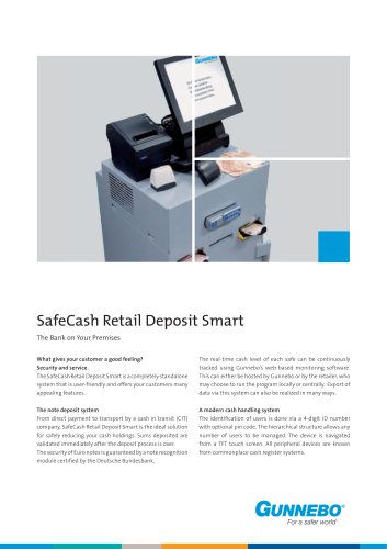 SafeCash Retail Deposit Smart