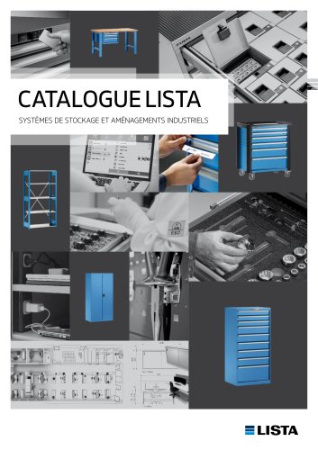 CATALOGUE LISTA SYSTÈMES DE STOCKAGE ET AMÉNAGEMENTS INDUSTRIELS