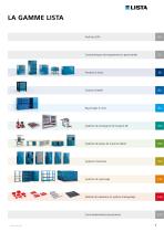 CATALOGUE LISTA SYSTÈMES DE STOCKAGE ET AMÉNAGEMENTS INDUSTRIELS - 3