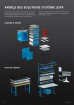CATALOGUE LISTA SYSTÈMES DE STOCKAGE ET AMÉNAGEMENTS INDUSTRIELS - 8