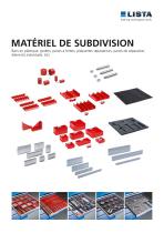 MATÉRIEL DE SUBDIVISION - 1