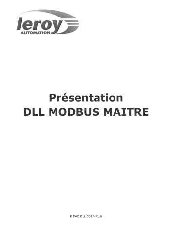 Modbus Master DLL