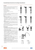 Pinces de serrage pneumatiques - 2