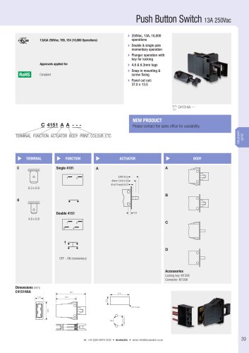 Push Button Switches