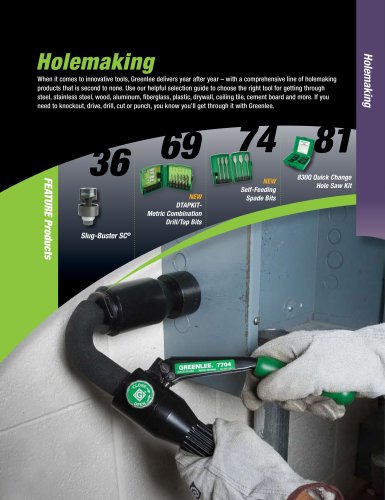 Holemaking Catalog