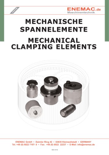 MECHANICAL CLAMPING ELEMENTS