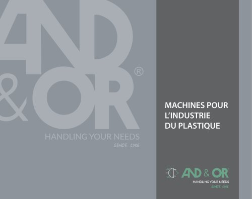 MACHINES POUR L’INDUSTRIE DU PLASTIQUE