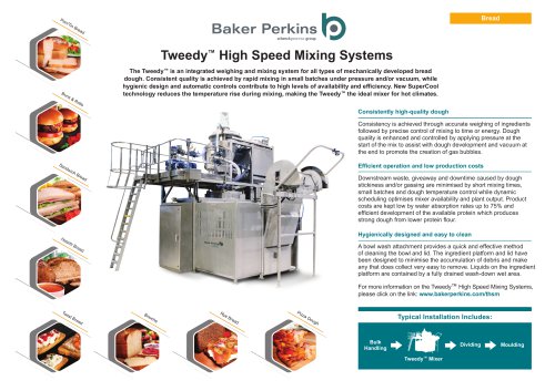 Tweedy™ High Speed Mixing Systems