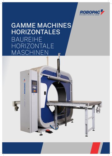 Gamme Machines Horizontales