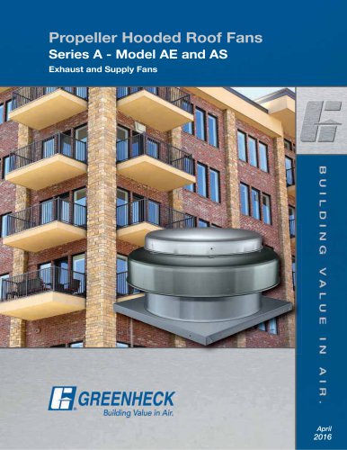 Propeller Hooded Roof Fans - Series A (Model AE/AS)