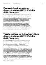 SYSTÈMES DE POST-TRAITEMENT POUR MOTEURS DE MOYENNE ET GRANDE CAPACITÉ - 7