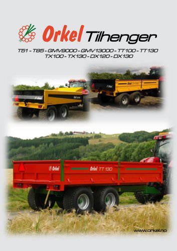 Orkel DX 120 dump trailer