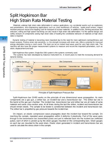 SHPB SHTB TEST APPARATUS