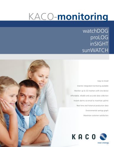 KACO monitoring brochure