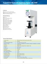 Motorized Superficial Rockwell Hardness Tester HR-45M