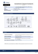 CI23SY-25Y TRANSMETTEURS DE PRESSION PIEZORESISTIFS - 3