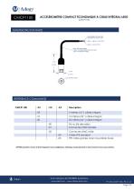 CMCP100 ACCÉLÉROMÈTRE COMPACT ÉCONOMIQUE À CÂBLE INTÉGRAL ±50G - 3