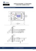 ME26400box- BOÎTIER INCLINOMÈTRE / ACCÉRELOMÈTRE  3 AXES AVEC 3 SORTIES 4-20 mA - 3