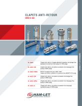 H400 - CLAPETS ANTI-RETOUR - 1