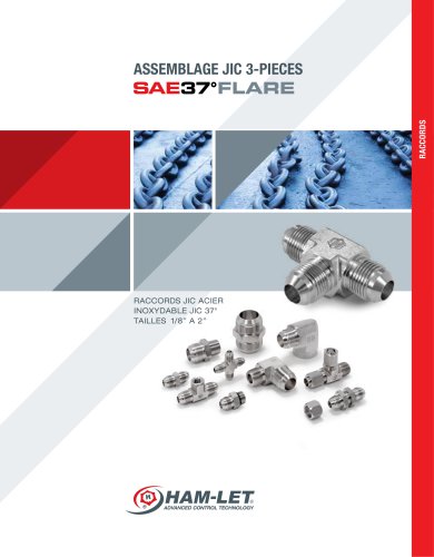 SAE37° ASSEMBLAGE JIC 3-PIECES