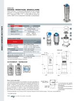 UCV - VANNES SERIE ULTRA PURE, MEMBRANE MÉTALLIQUE POUR PLATINES DE GAZ - 8